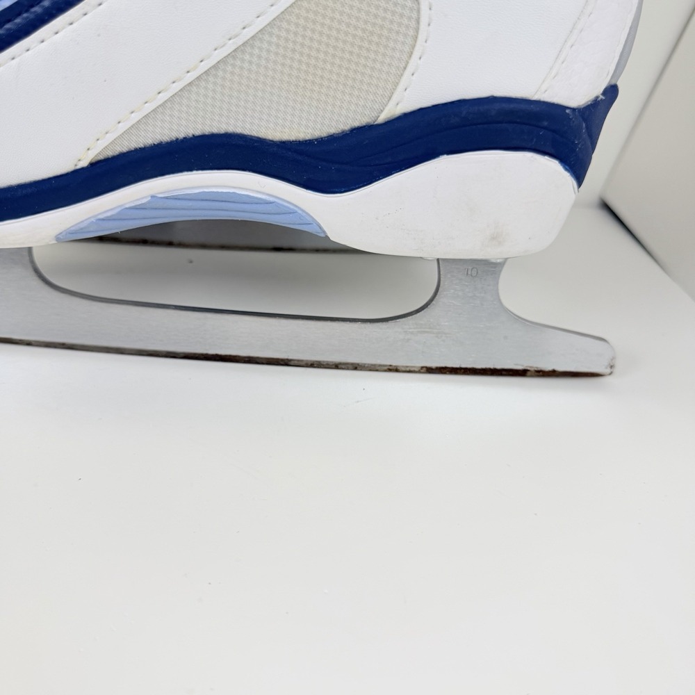 Jackson Softec Ice Skates Women's Size 8 White Blue Figure Recreational - Picture 12 of 16